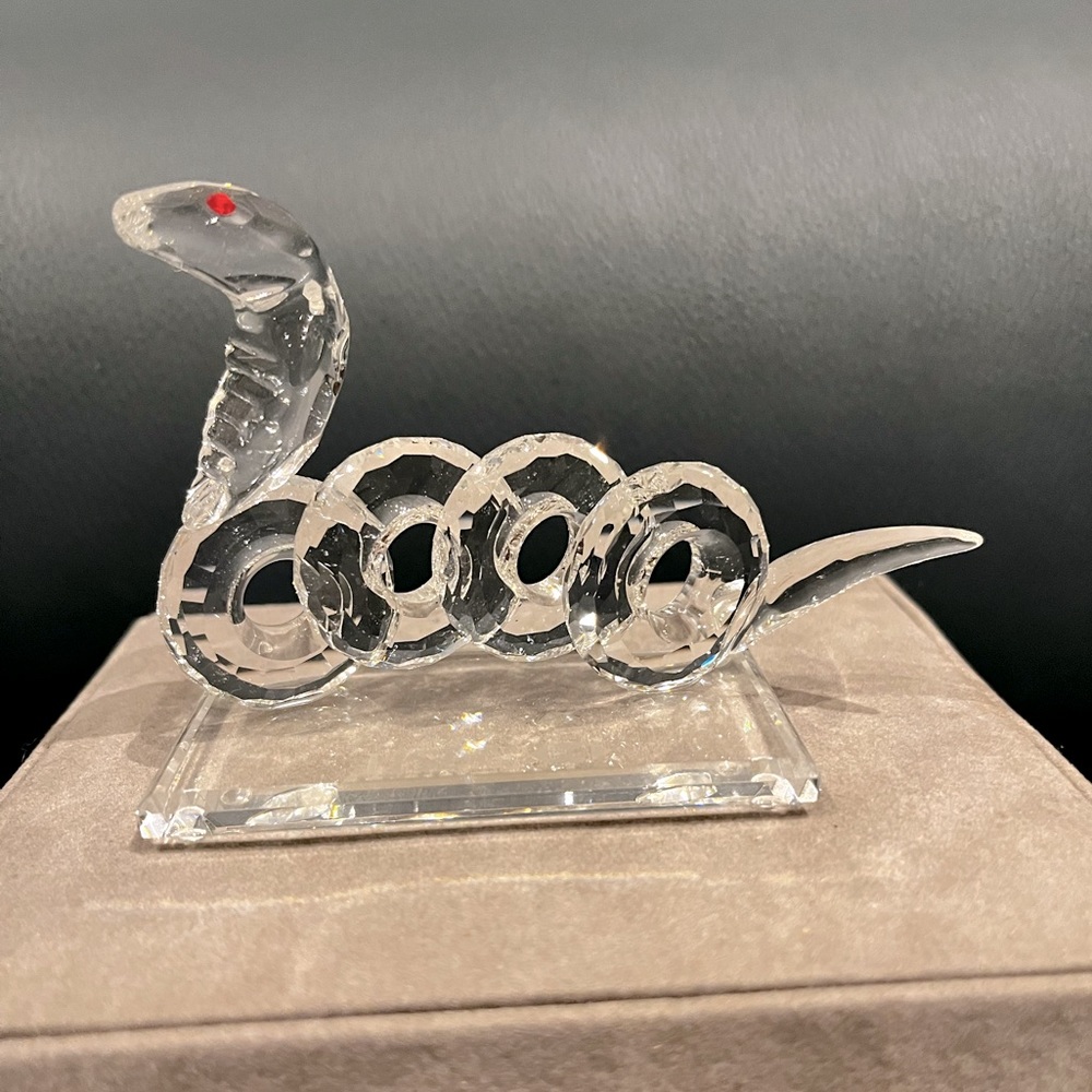 Katina Crystal Snake Zodiac figurine